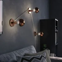 LED Lamp Globe D.125 Copper half sphere E27 7W 2700K 806lm