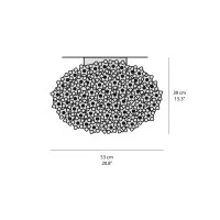 Kartell Bloom C1 ceiling lamp