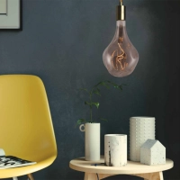 Lampadina LED Curved Vintage Globo XL A165 BUMPED E27 5W 2000K
