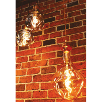 LED Curved Vintage Lamp Globe XL A165 BUMPED E27 5W 2000K 150lm