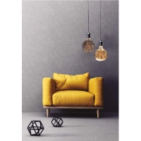 Lampadina LED Curved Vintage Globo XL A165 BUMPED E27 5W 2000K