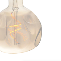 Lampadina LED Curved Vintage Globo XL A165 BUMPED E27 5W 2000K