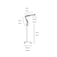 copy of Fontana Arte Meridiano floor lamp