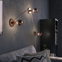 LED Lamp Globe D.95 Copper half sphere E27 7W 2700K 806lm Clear