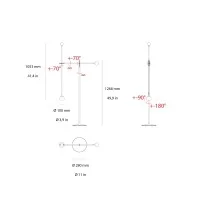 Artemide Ixa lampada da terra led
