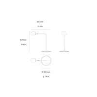 Artemide Ixa lampada da tavolo led