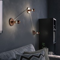 LED Lamp Globe A60 Copper half sphere E27 7W 2700K 806lm Clear