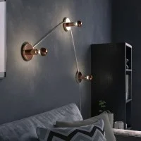 LED Lamp Globe A60 Copper half sphere E27 7W 2700K 806lm Clear