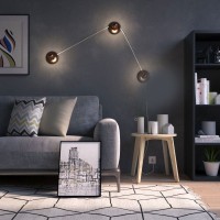 LED Lamp Globe A60 Copper half sphere E27 7W 2700K 806lm Clear