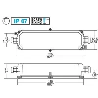 TCI DC 70W 12V ST2 IP67 Alimentatore elettronico in corrente