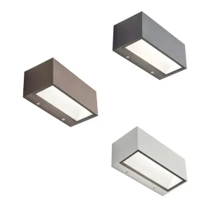 Sovil Box small bi-emission led wall lamp