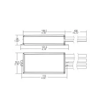 TCI Alimentatore LED 110-240V DC MINI JOLLY DALI IPR2 stagna IP68 Dimmerabile