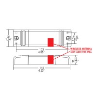 TCI Wireless Dimmer BLL 12/24V 4.5A SED DCC 2CH