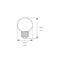 Daylight G125 Filament 5V Line bulb E27 1.3W