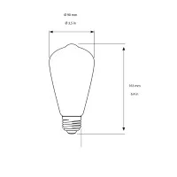 Daylight Eos Filament 5V Line lampadina E27 1.3W Daylight Eos Filament 5V Line lampadina E27 1.3W