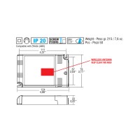 TCI CASAMBI Alimentatore Regolabile Wireless Corrente Continua 25-60W 110-240V