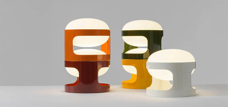 The Kartell KD28 table lamp combines contemporary design and functionality, offering soft lighting ideal for any modern environment.