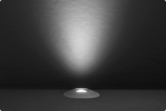 In-ground spotlights