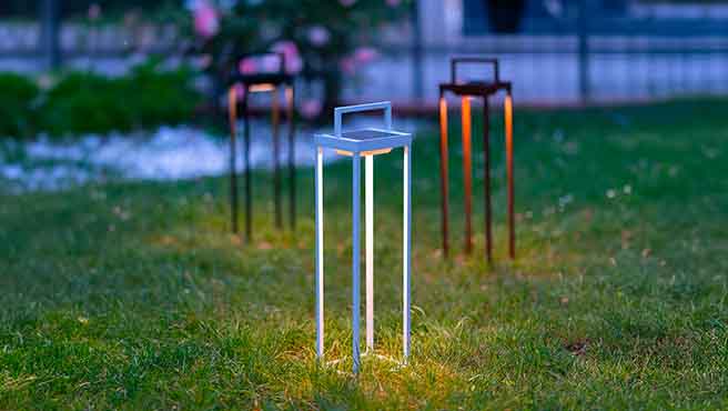 Solar LED lamps