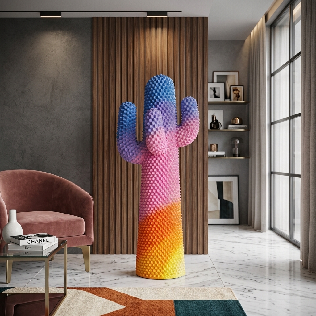 Sunrise Cactus - unique piece by Gufram