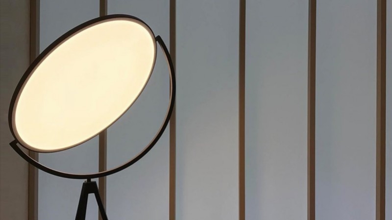 A moon in the living room