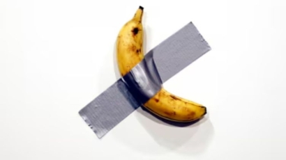 Cattelan's banana sold for 6 million dollars in New York