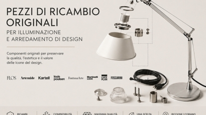 Original spare parts for designer lighting and furniture in Riccione